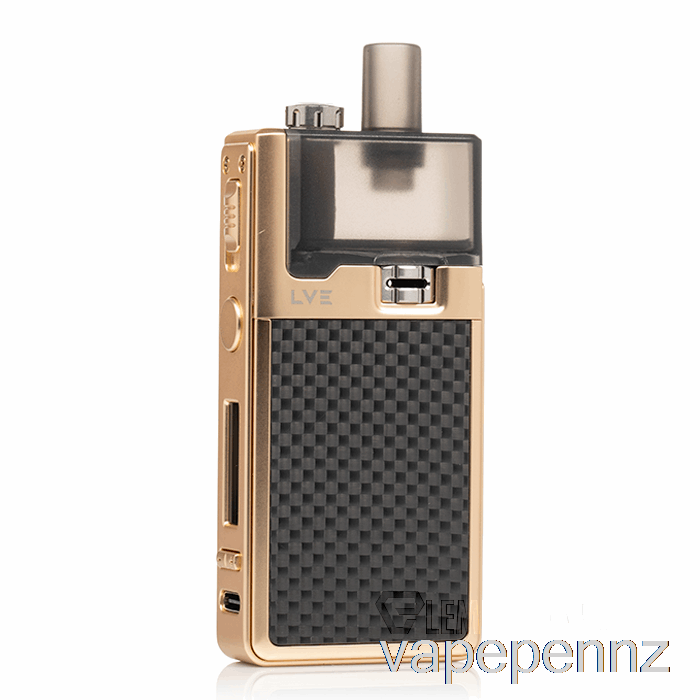 LVE Orion 2 40W Pod System Textured Carbon / Gold VAPE NZ